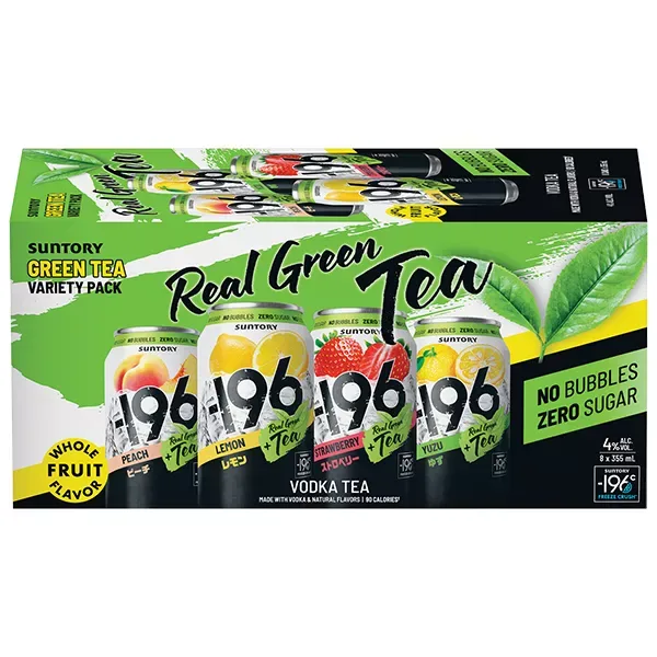 Suntory -196 Green Tea 8-Pack