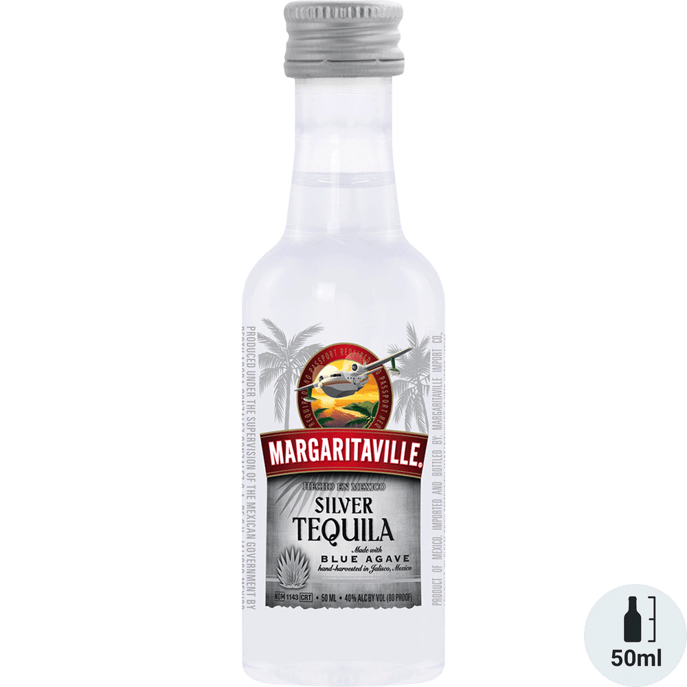 MARGARITAVILLE SILVER TEQUILA 50ML