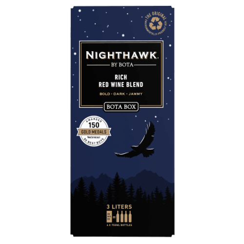 Bota 'Nighthawk' Rich Red Blend 3.0L