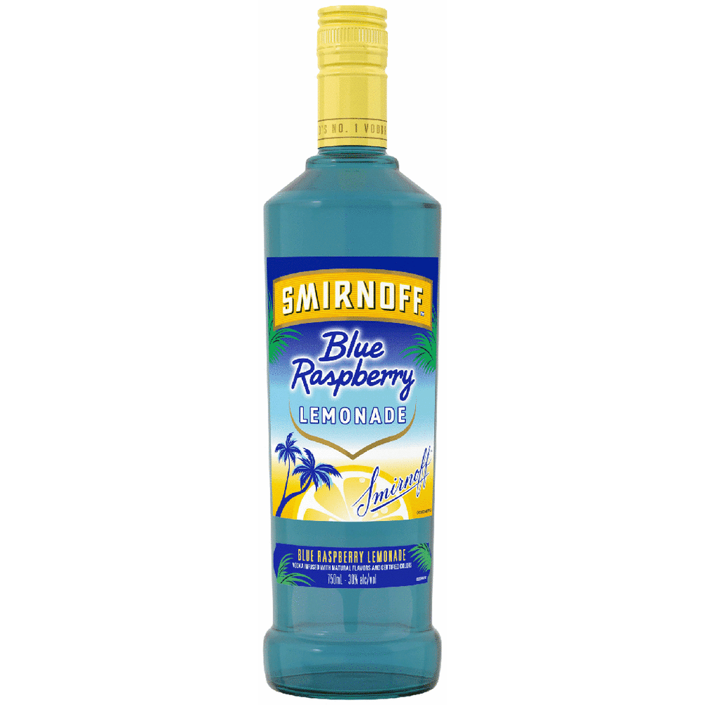 Smirnoff Blue Raspberry Lemonade 750ML