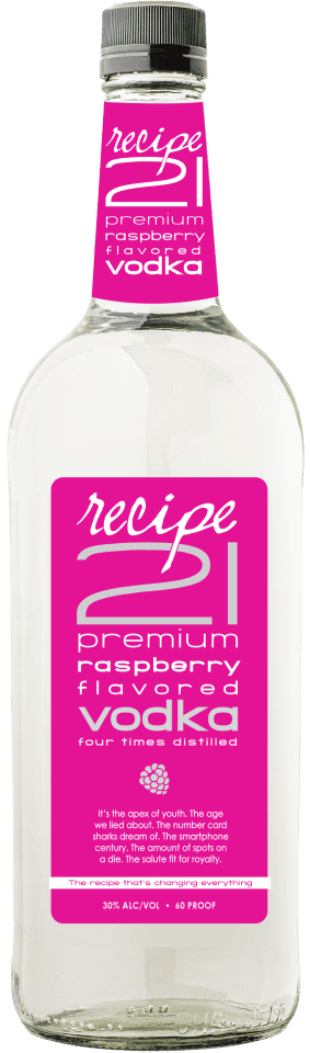 Recipe 21 Raspberry Vodka 1L