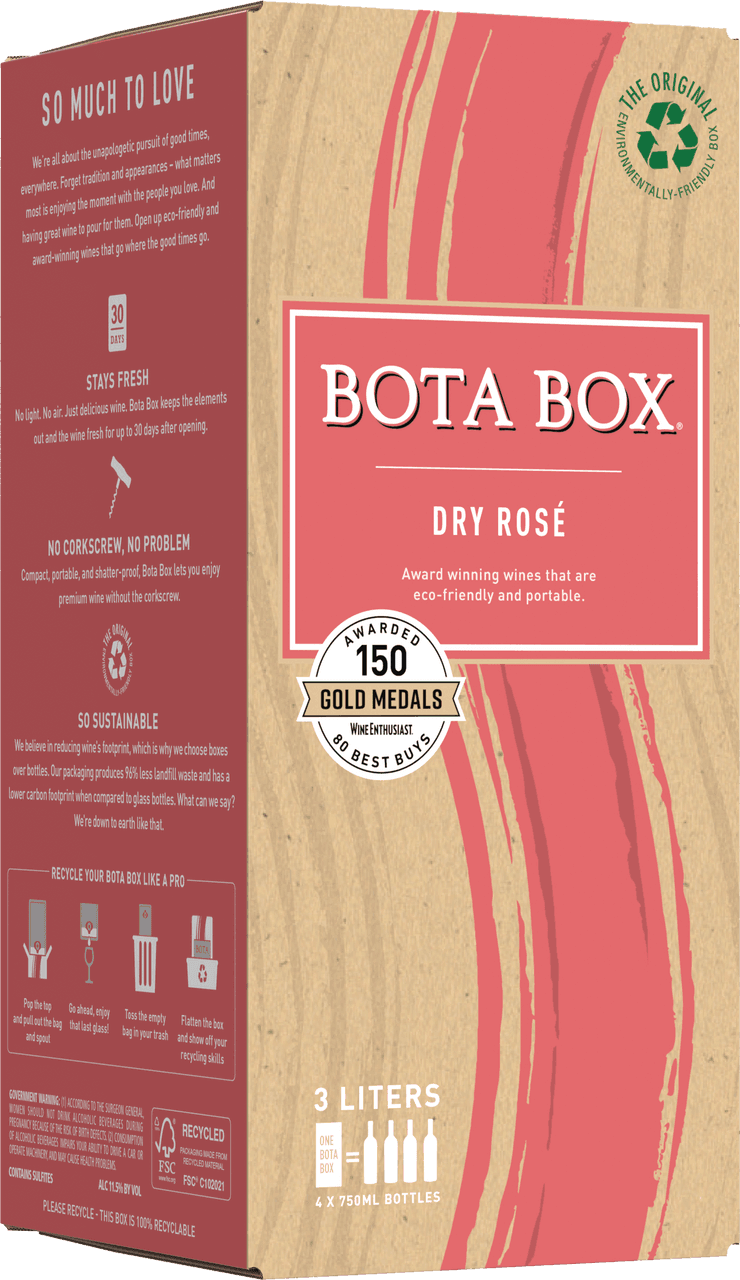 Bota Box Dry Rose 3L