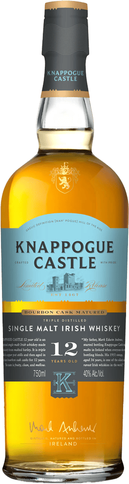 Knappogue 12-Year Irish Whiskey 750ML
