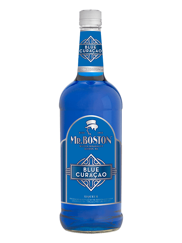 MR. BOSTON BLUE CURACAO 1L