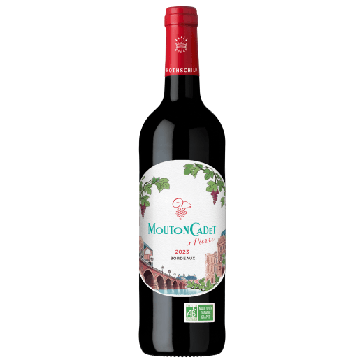 Mouton Cadet Rouge x Pierre 750ML