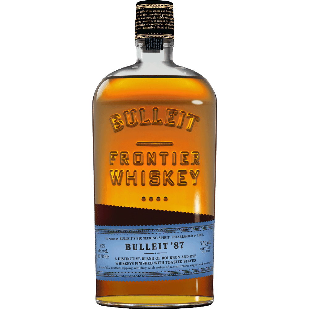 BULLEIT '87' TOASTED WHISKEY 750ML