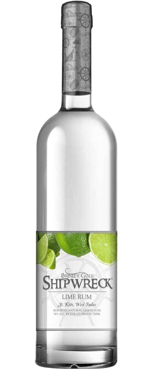 Brinley Shipwreck Lime Rum 750ML