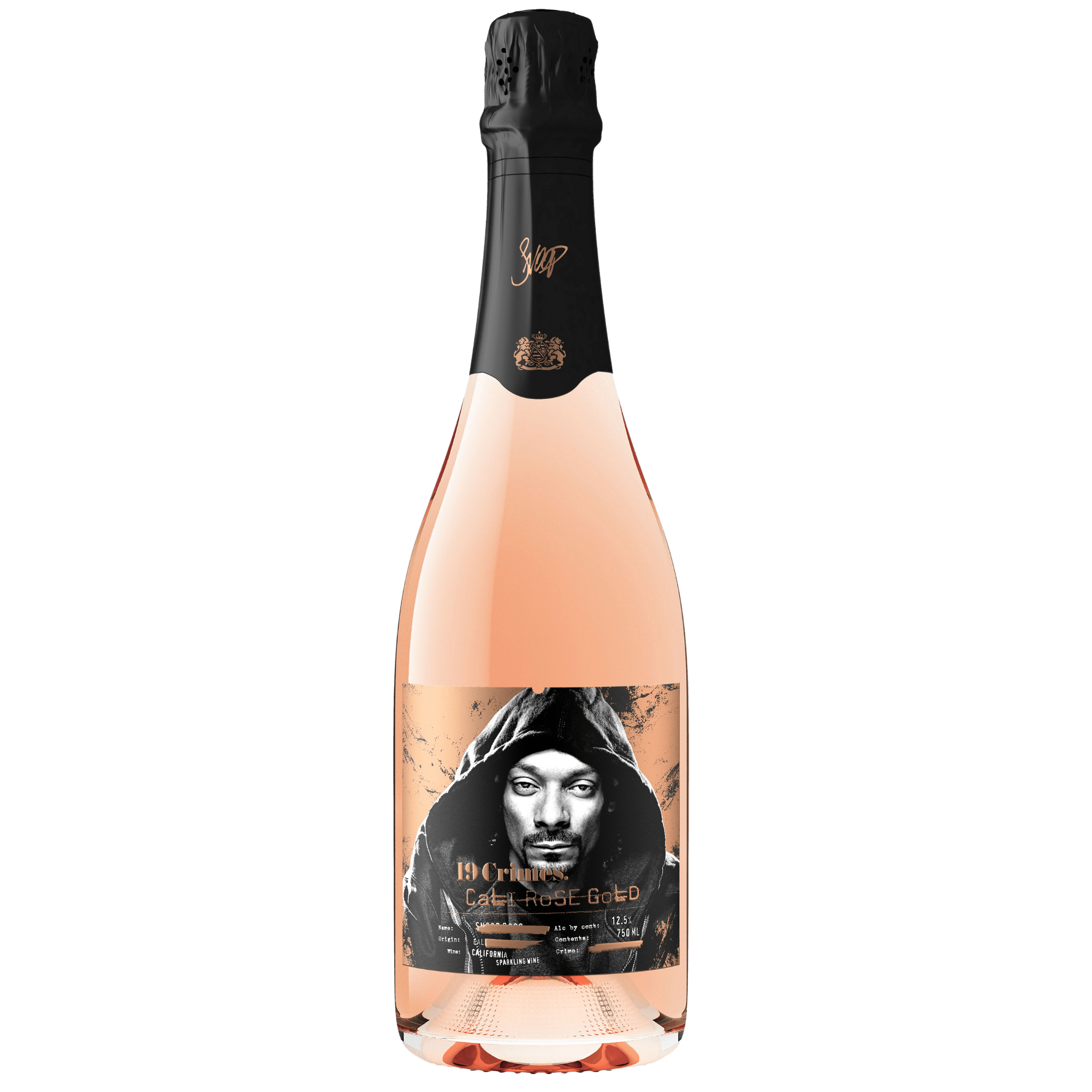 19 Crimes Snoop Dogg 'Cali Rose Gold' Sparkling 750ML