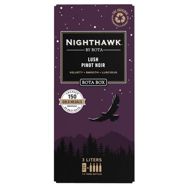 Bota Box 'Nighthawk' Lush Pinot Noir 3.0L